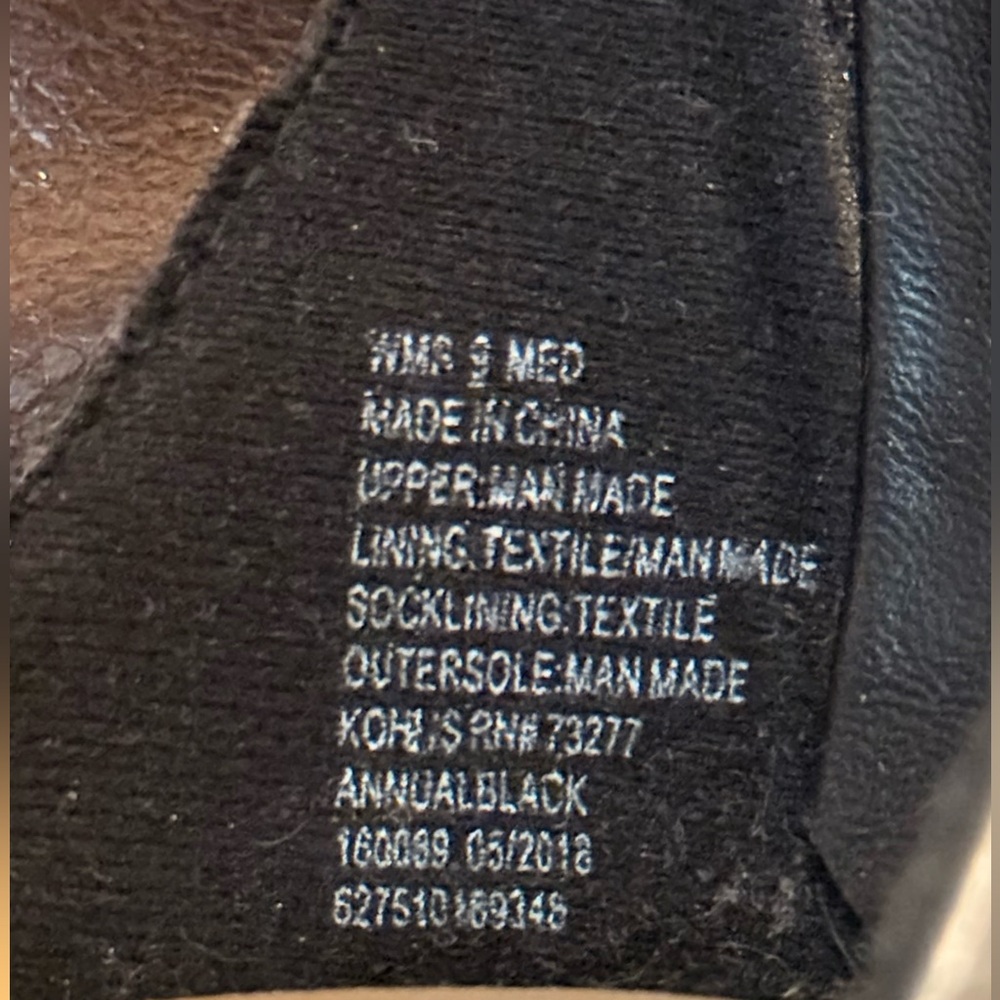 Apt. 9 Black Platform Peep Toe Platform Shoes Zip… - image 6